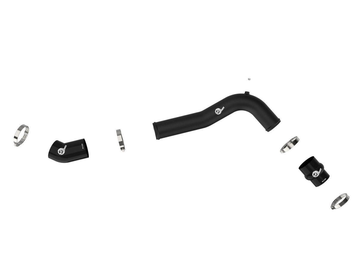 aFe 46-20659-B BladeRunner 2-3/4 IN Aluminum Cold Charge Pipe Black - view 2
