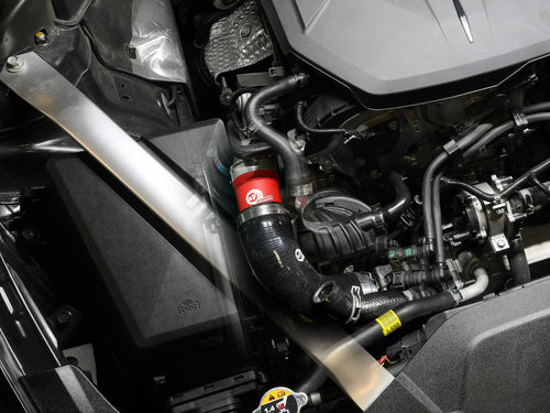 aFe BladeRunner Aluminum Hot and Cold Charge Pipe Kit Red - Kia Stinger 2022-2023/Genesis G70 2024-2026