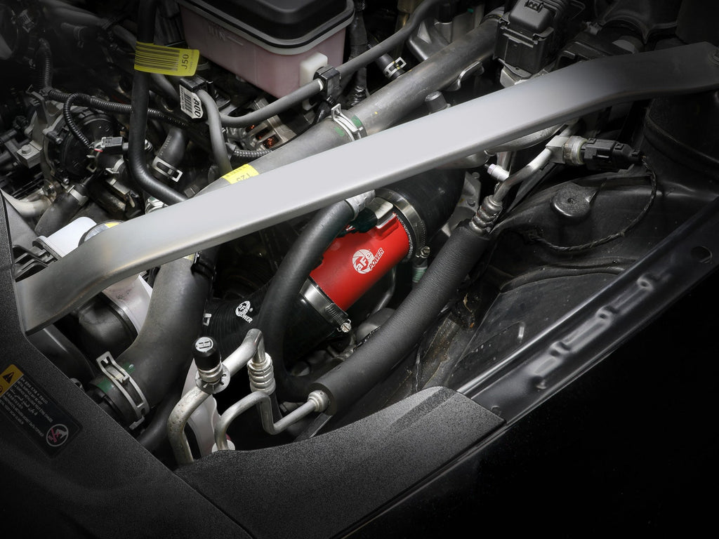 aFe BladeRunner Aluminum Hot and Cold Charge Pipe Kit Red - Kia Stinger 2022-2023/Genesis G70 2024-2026