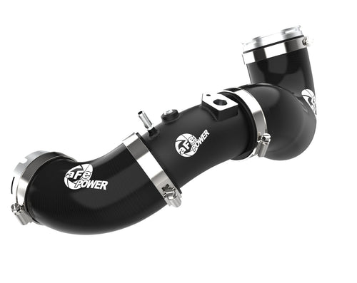 aFe BladeRunner 2-3/4 IN Aluminum Cold Charge Pipe Black - Kia Stinger 2022-2023/Genesis G70 2024-2026