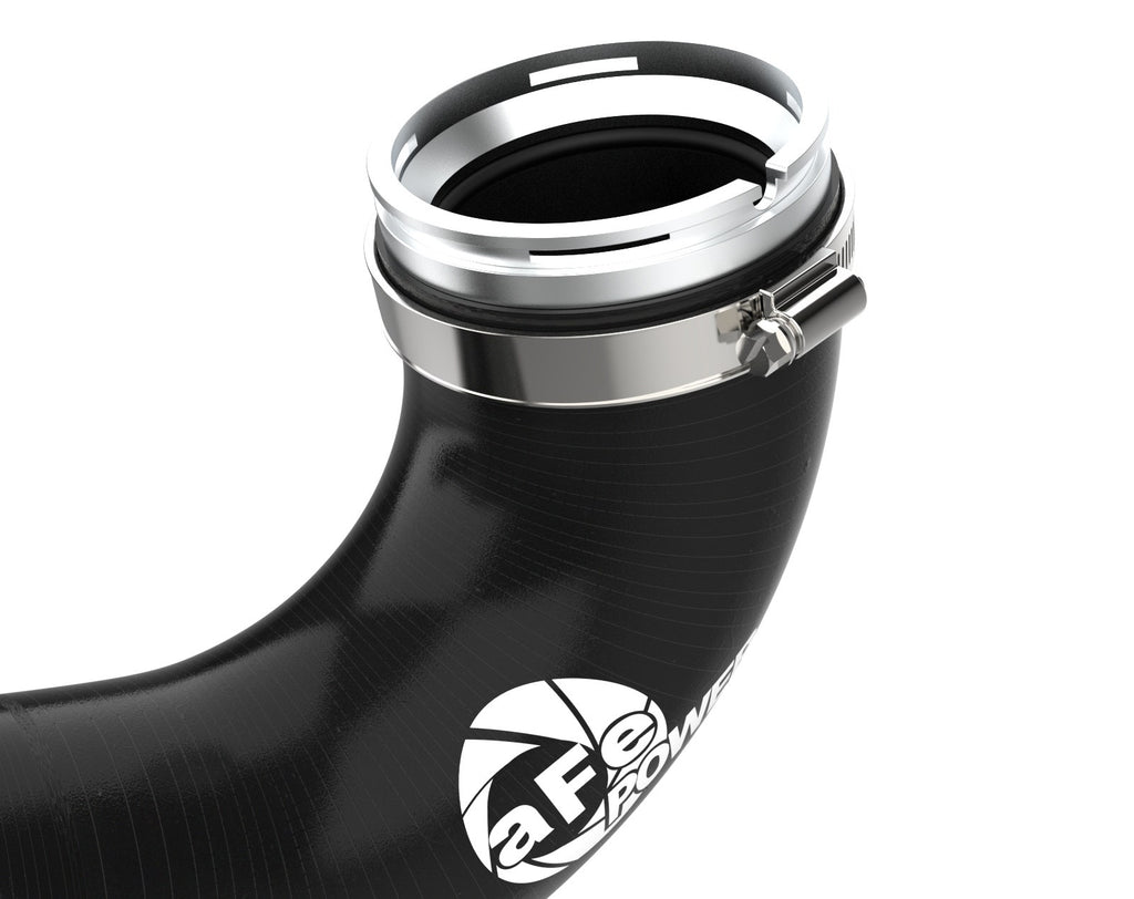 aFe BladeRunner 2-3/4 IN Aluminum Cold Charge Pipe Black - Kia Stinger 2022-2023/Genesis G70 2024-2026