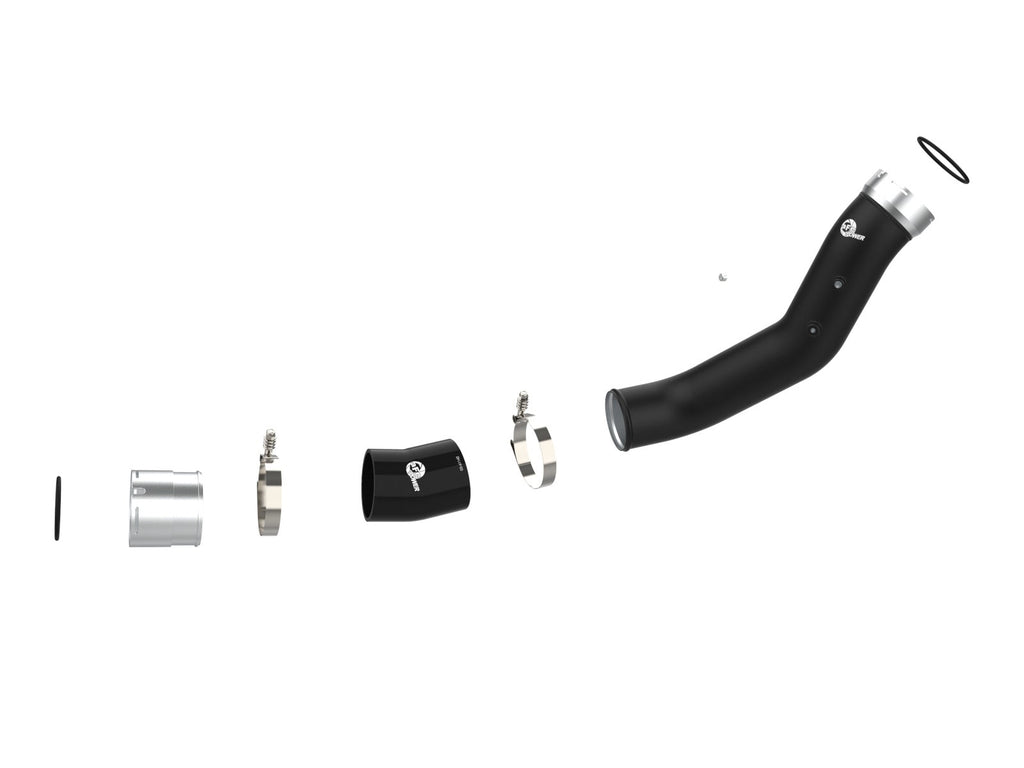 aFe 46-20709-B BladeRunner 3-1/2 IN Aluminum Cold Charge Pipe - view 3