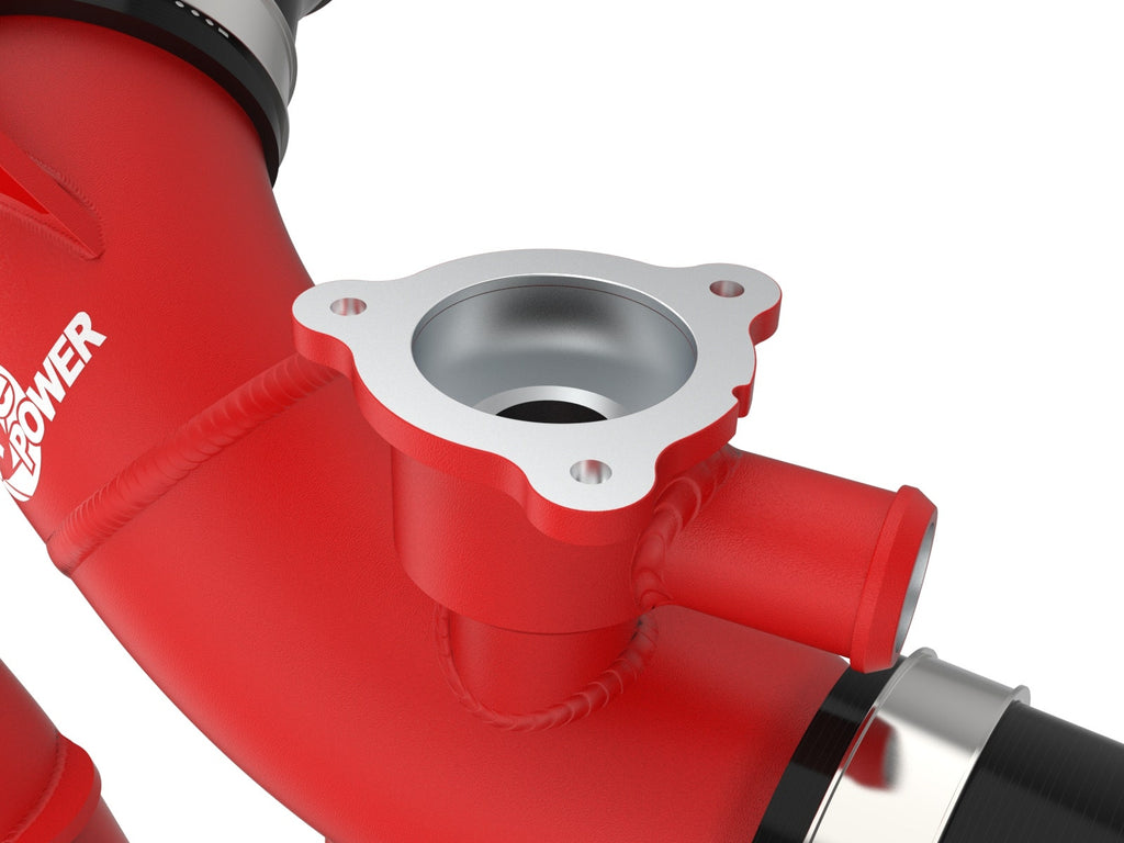 aFe 46-20718-R BladeRunner 2-1/2 IN Aluminum Hot Charge Pipe Red - view 5