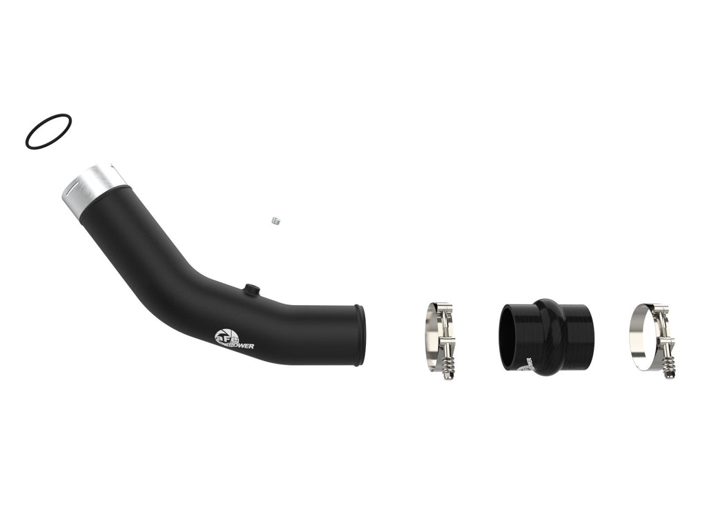 aFe 46-20738-B BladeRunner 3 IN Aluminum Hot Charge Pipe Black - view 3