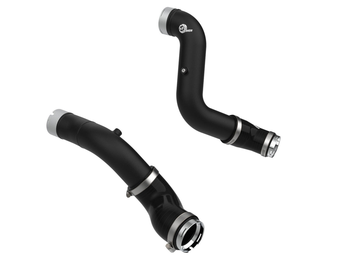 aFe 46-20744-B BladeRunner Aluminum Hot and Cold Charge Pipe Kit Black - view 1