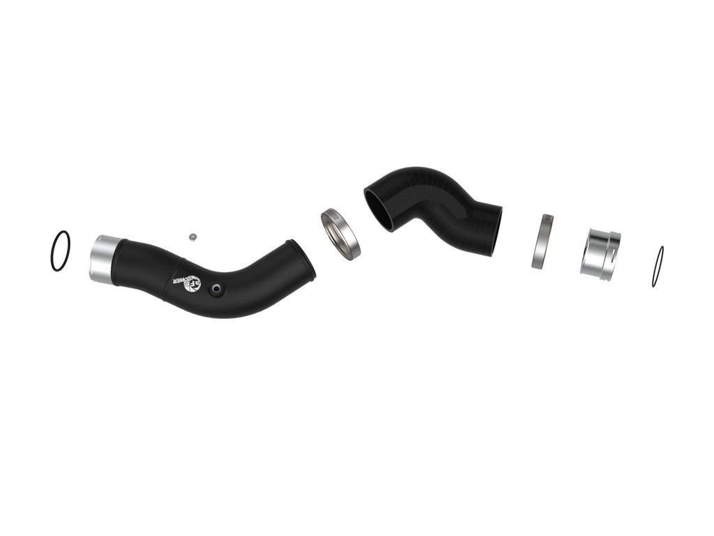 aFe 46-20748-B BladeRunner 2-1/2 IN Aluminum Hot Charge Pipe Black - view 3