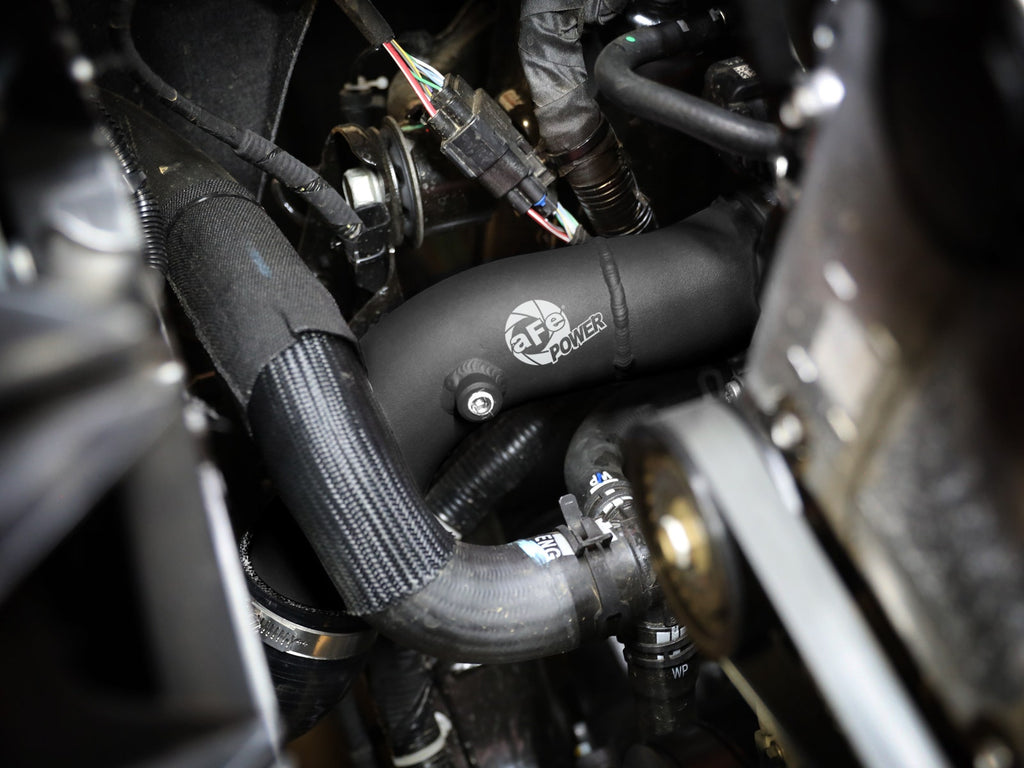 aFe 46-20748-B BladeRunner 2-1/2 IN Aluminum Hot Charge Pipe Black - view 2