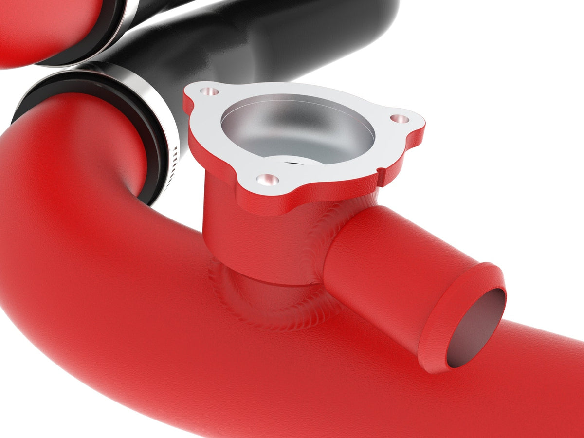 aFe 46-20754-R BladeRunner Aluminum Hot and Cold Charge Pipe Kit Red - view 3