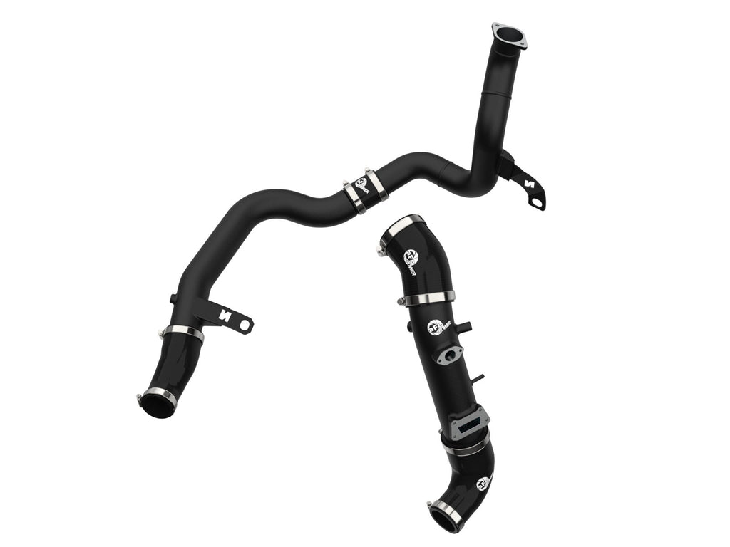 aFe 46-20764-B BladeRunner Aluminum Hot and Cold Charge Pipe Kit Black - view 1