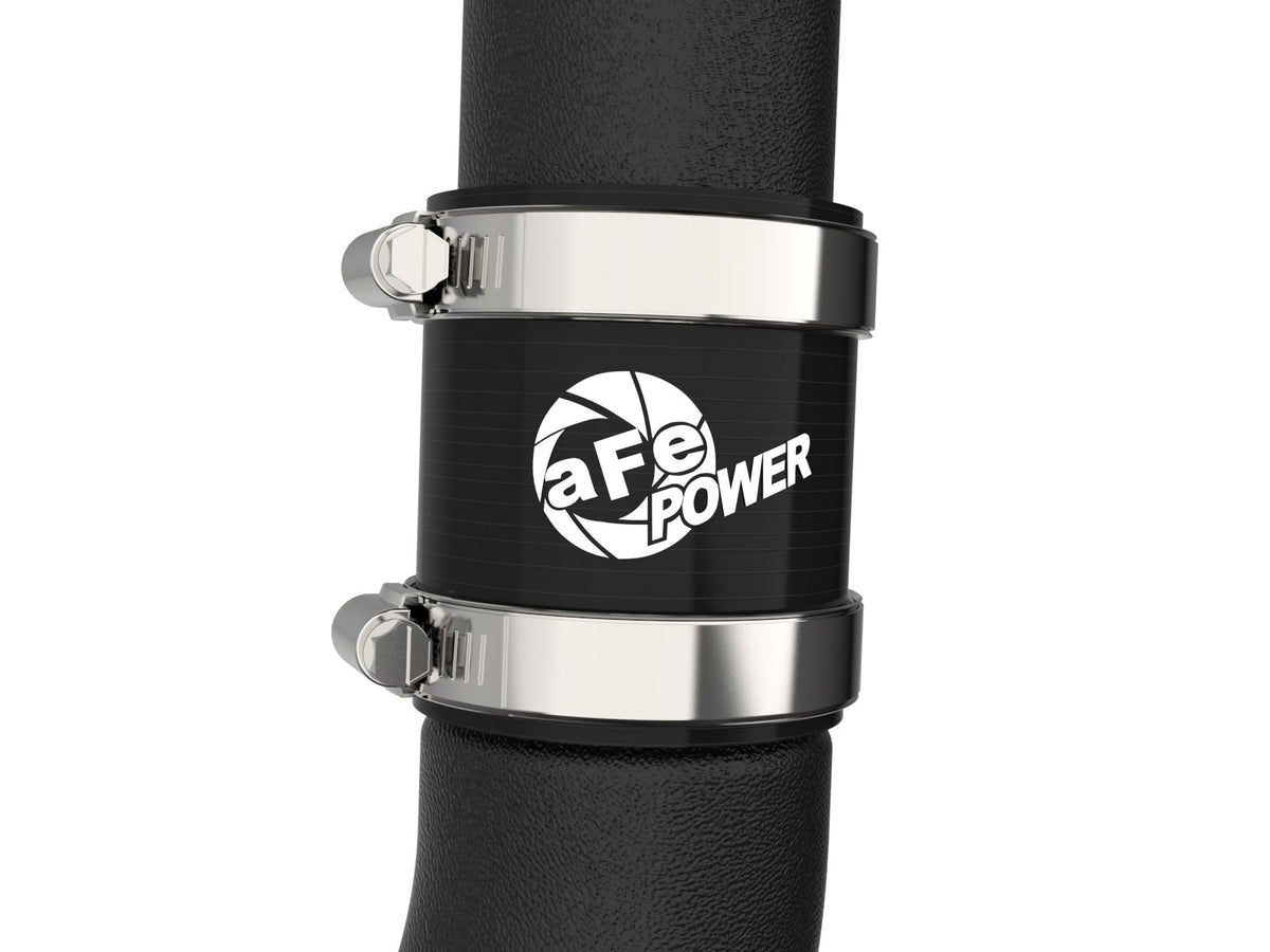 aFe 46-20764-B BladeRunner Aluminum Hot and Cold Charge Pipe Kit Black - view 7