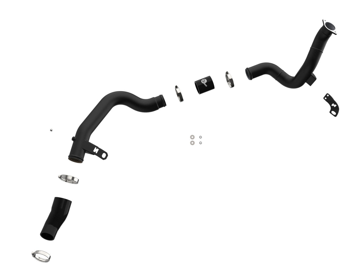 aFe 46-20768-B BladeRunner 2-1/4 IN to 2-1/2 IN Aluminum Hot Charge Pipe Black - view 3