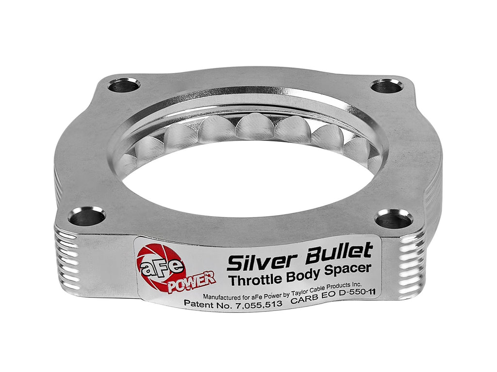 aFe Silver Bullet Throttle Body Spacer - BMW 335i (E90/92/93) 2007-2010 135i (E82/E88) / 535i (E60/61) 2008-2010