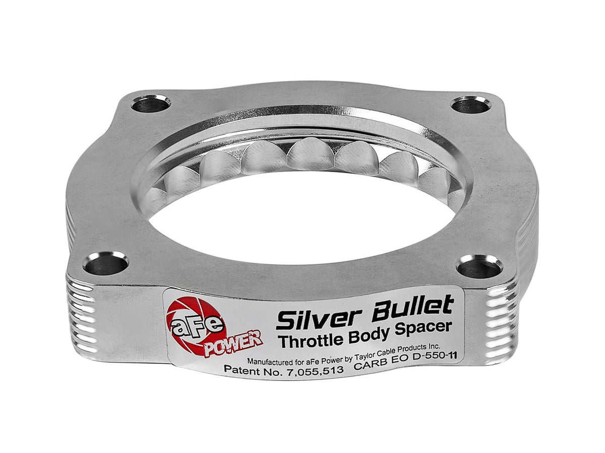aFe Silver Bullet Throttle Body Spacer - BMW 335i (E90/92/93) 2007-2010 135i (E82/E88) / 535i (E60/61) 2008-2010