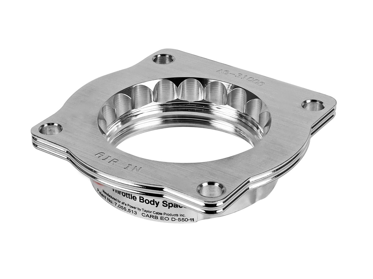 aFe Silver Bullet Throttle Body Spacer - BMW 545i/550i/645Ci/650i/750i/Li/X5 4.4i (E6X/E53) 2003-2009