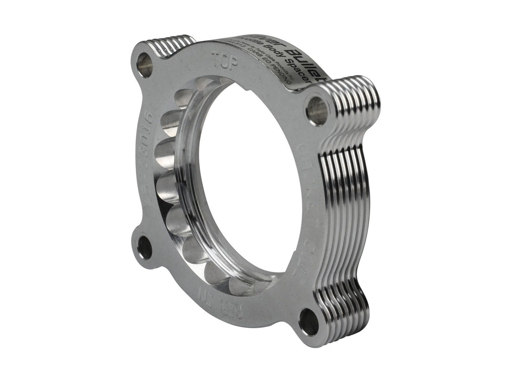 aFe Silver Bullet Throttle Body Spacer - Silver - Ford Mustang/F-150 2011-2014