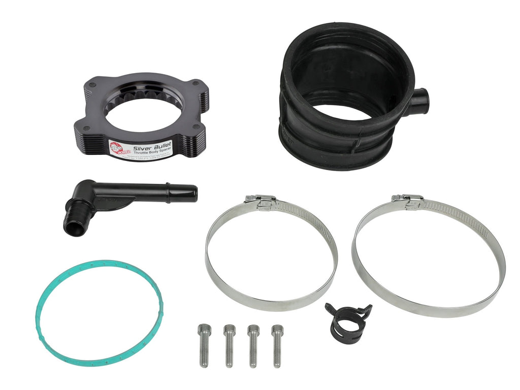 aFe Silver Bullet Throttle Body Spacer Black - Chevrolet Corvette (C8) 2020-2026