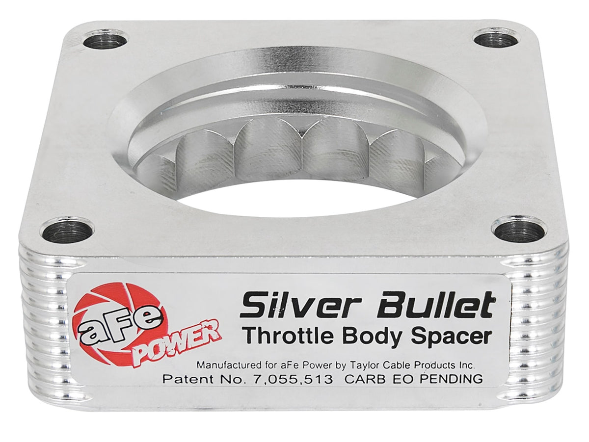 aFe Silver Bullet Throttle Body Spacer - Nissan 370Z 2009-2020/Infiniti G37 2008-2013/Q60/Q50 2014-2015