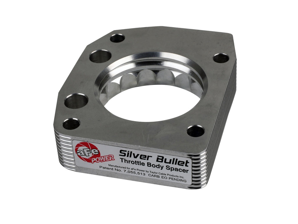 aFe Silver Bullet Throttle Body Spacer - Silver - Honda S2000 2000-2003
