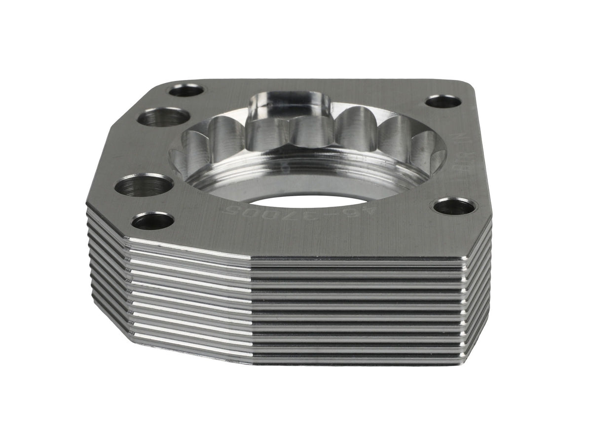 aFe Silver Bullet Throttle Body Spacer - Silver - Honda S2000 2000-2003