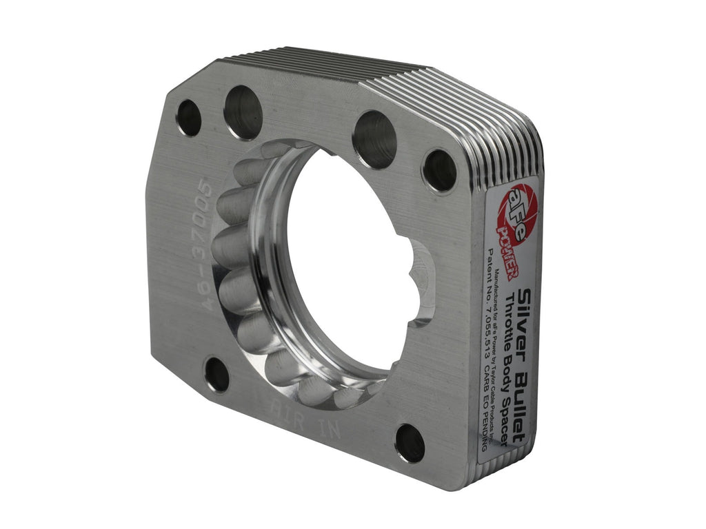 aFe Silver Bullet Throttle Body Spacer - Silver - Honda S2000 2000-2003