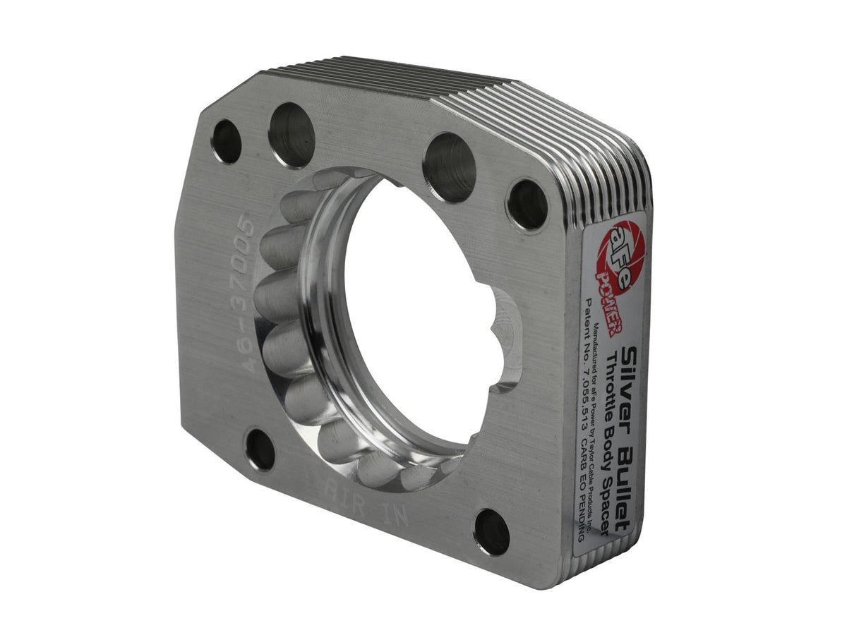 aFe Silver Bullet Throttle Body Spacer - Silver - Honda S2000 2000-2003