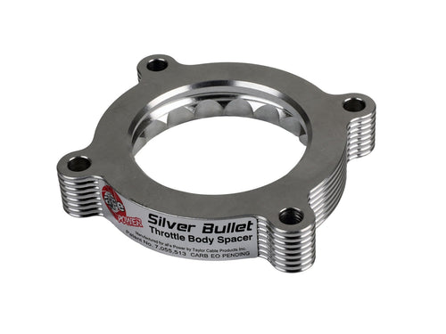 aFe Silver Bullet Throttle Body Spacer - Silver - Honda Civic Si 2006-2011