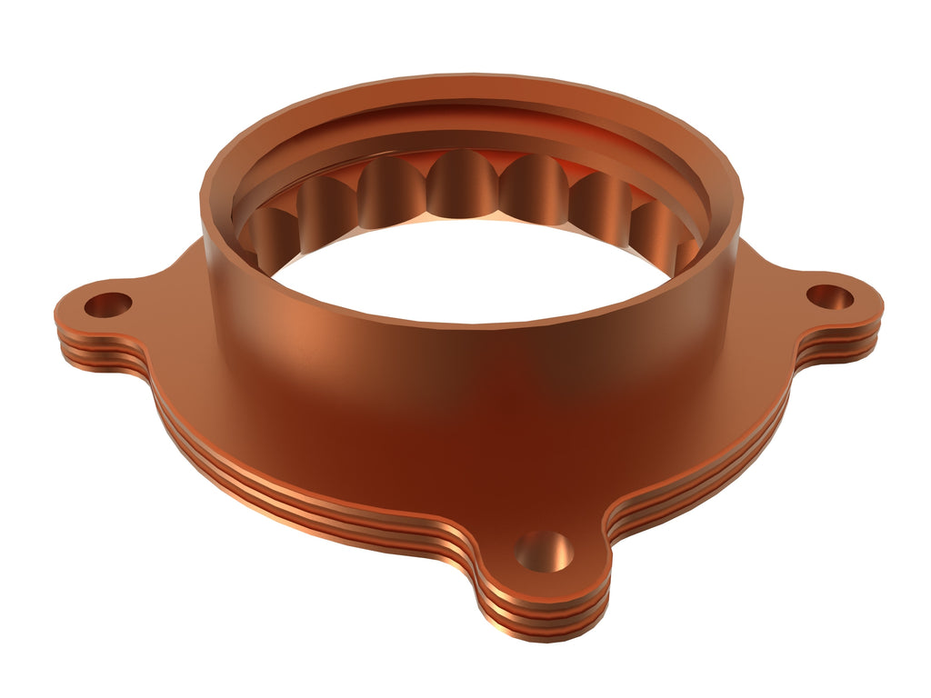 aFe Silver Bullet Throttle Body Spacer Orange - Toyota GR86/ Subaru BRZ 2022-2026