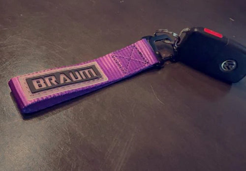 BRAUM Racing Race Keychain - Purple