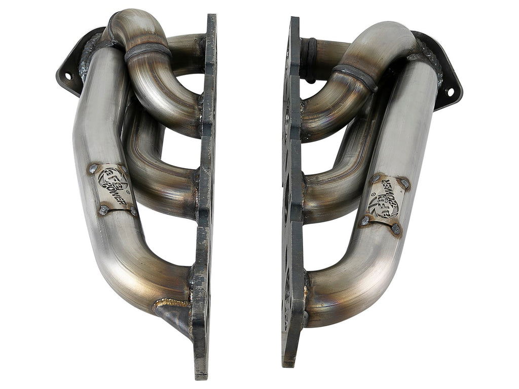 aFe Twisted Steel 304 Stainless Steel Short Tube Header - Dodge Challenger/Charger 2009-2023