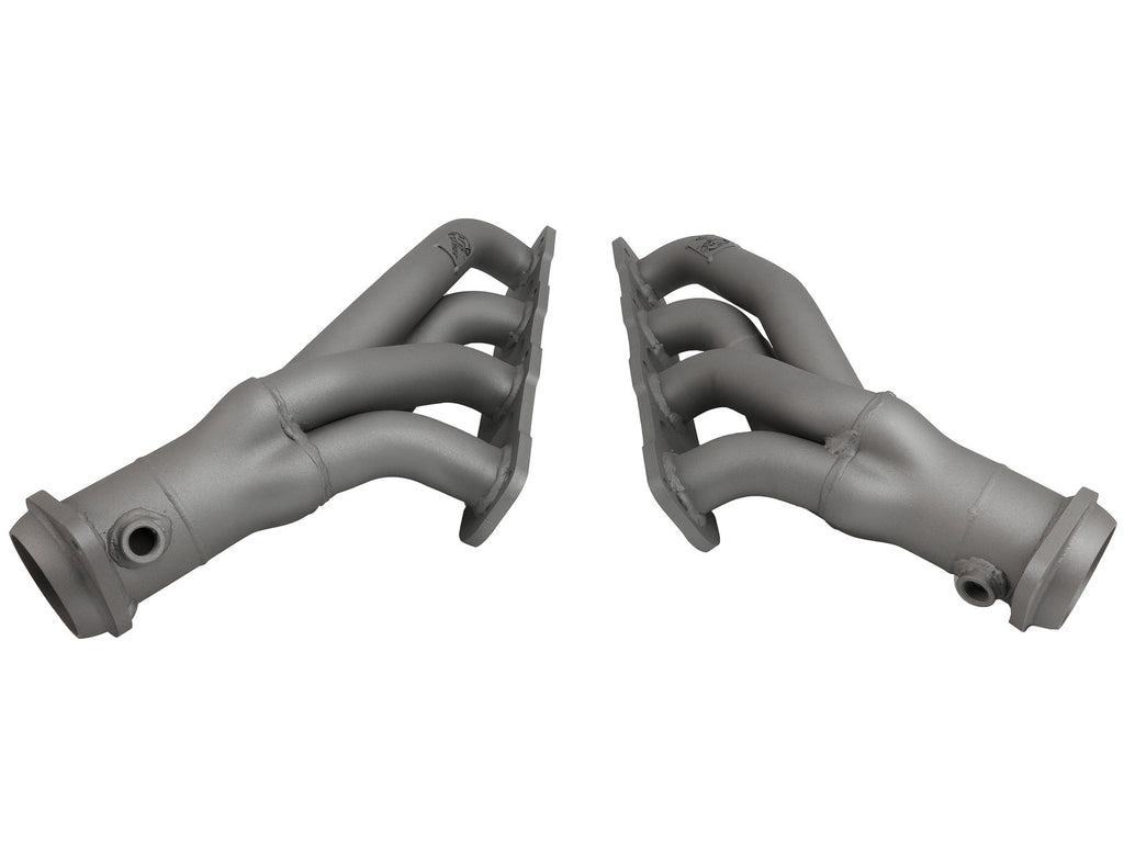aFe Twisted Steel 1-3/4 IN 304 Stainless Steel Short Tube Headers w/ Titanium Ceramic Coating - Dodge Challenger 2015-2023