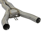 aFe Twisted Steel X-Pipe 3 IN 304 Stainless Steel w/ Cat - Chevrolet Corvette (C7) & Z06 2014-2019