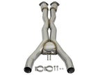 aFe Twisted Steel X-Pipe 3 IN 304 Stainless Steel w/ Cat - Chevrolet Corvette (C7) & Z06 2014-2019