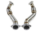 aFe Twisted Steel Mid Pipe 3 IN 304 Stainless Steel w/ Cat - Chevrolet Corvette (C7) & Z06 2014-2019