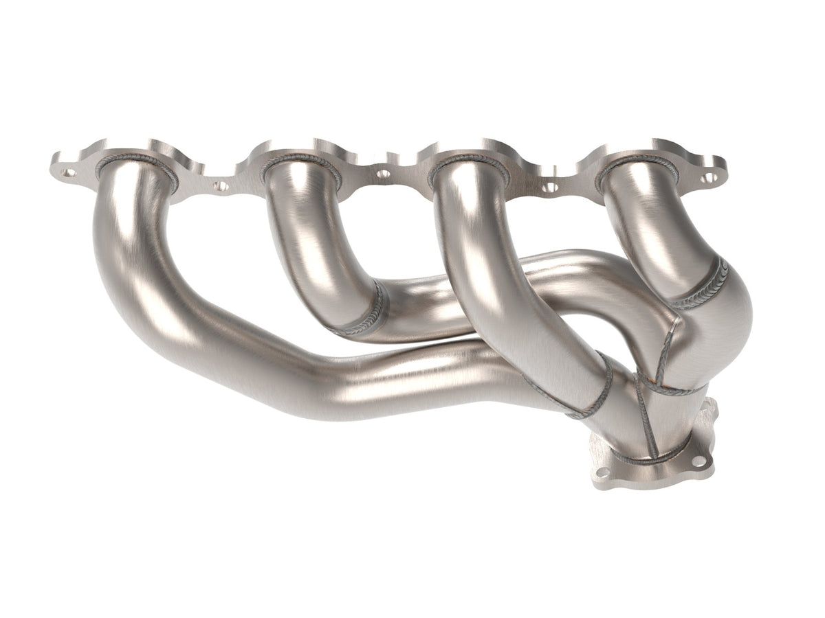 aFe Twisted Steel 304 Stainless Steel Short Tube Header - Chevrolet Camaro SS 2016-2024