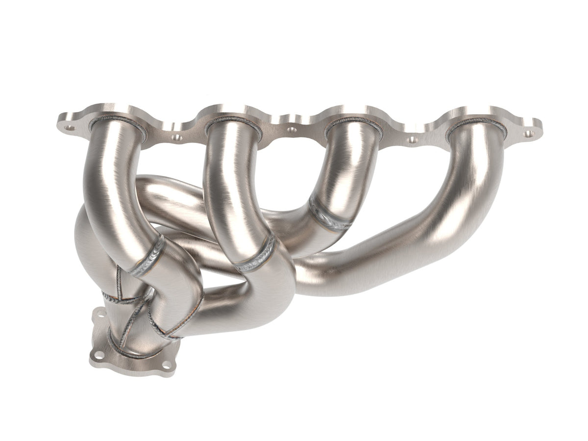 aFe Twisted Steel 304 Stainless Steel Short Tube Header - Chevrolet Camaro SS 2016-2024