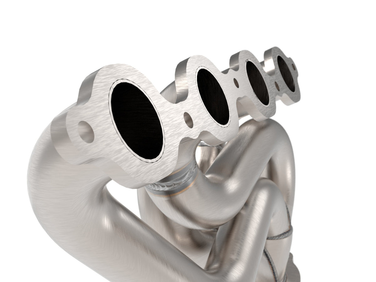 aFe Twisted Steel 304 Stainless Steel Short Tube Header - Chevrolet Camaro SS 2016-2024