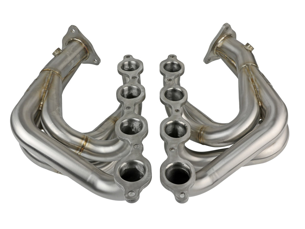 aFe Twisted Steel 304 Stainless Steel Long Tube Header w/ Brushed Finish - Chevrolet Corvette (C8) 2020-2026