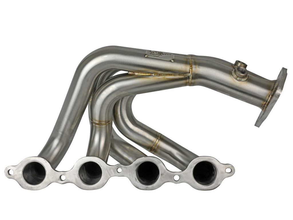 aFe Twisted Steel 304 Stainless Steel Long Tube Header w/ Brushed Finish - Chevrolet Corvette (C8) 2020-2026