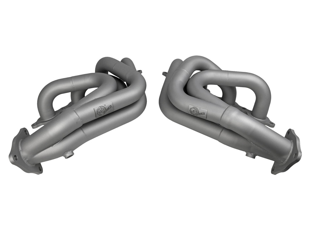 aFe Twisted Steel 304 Stainless Steel long Tube Header w/ Titanium Ceramic Coating - Chevrolet Corvette (C8) 2020-2026