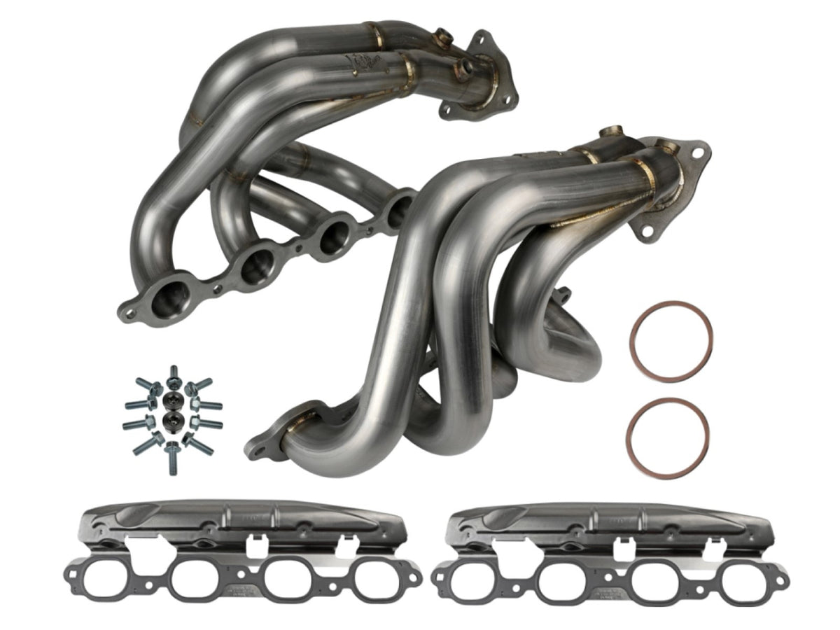 aFe Twisted Steel 304 Stainless Steel Long Tube Header - Chevrolet Corvette (C8) 2020-2026