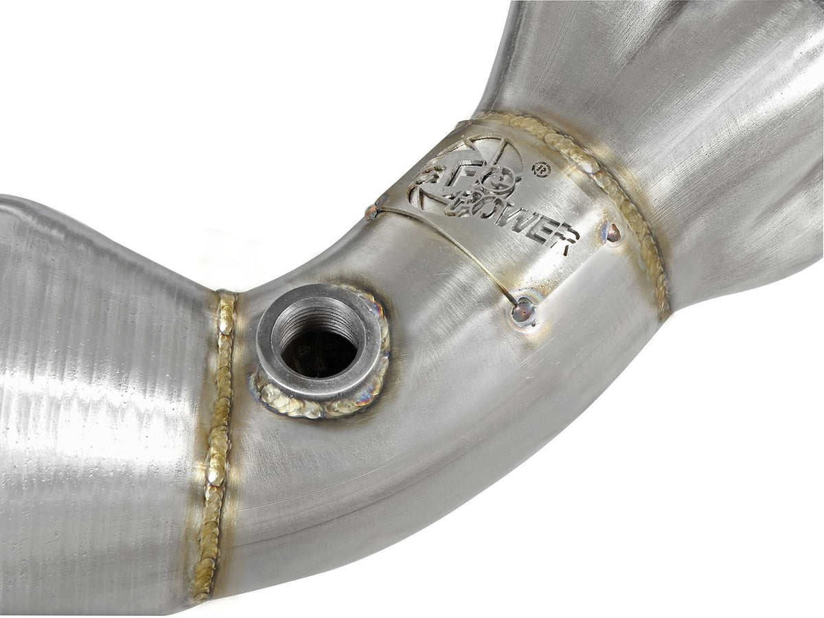 aFe Twisted Steel 304 Stainless Steel Long Tube Header w/ Cat - Toyota 86/FT86/GT86 2012-2019 / Scion FR-S 2013-2016 / Subaru BRZ 2013-2019