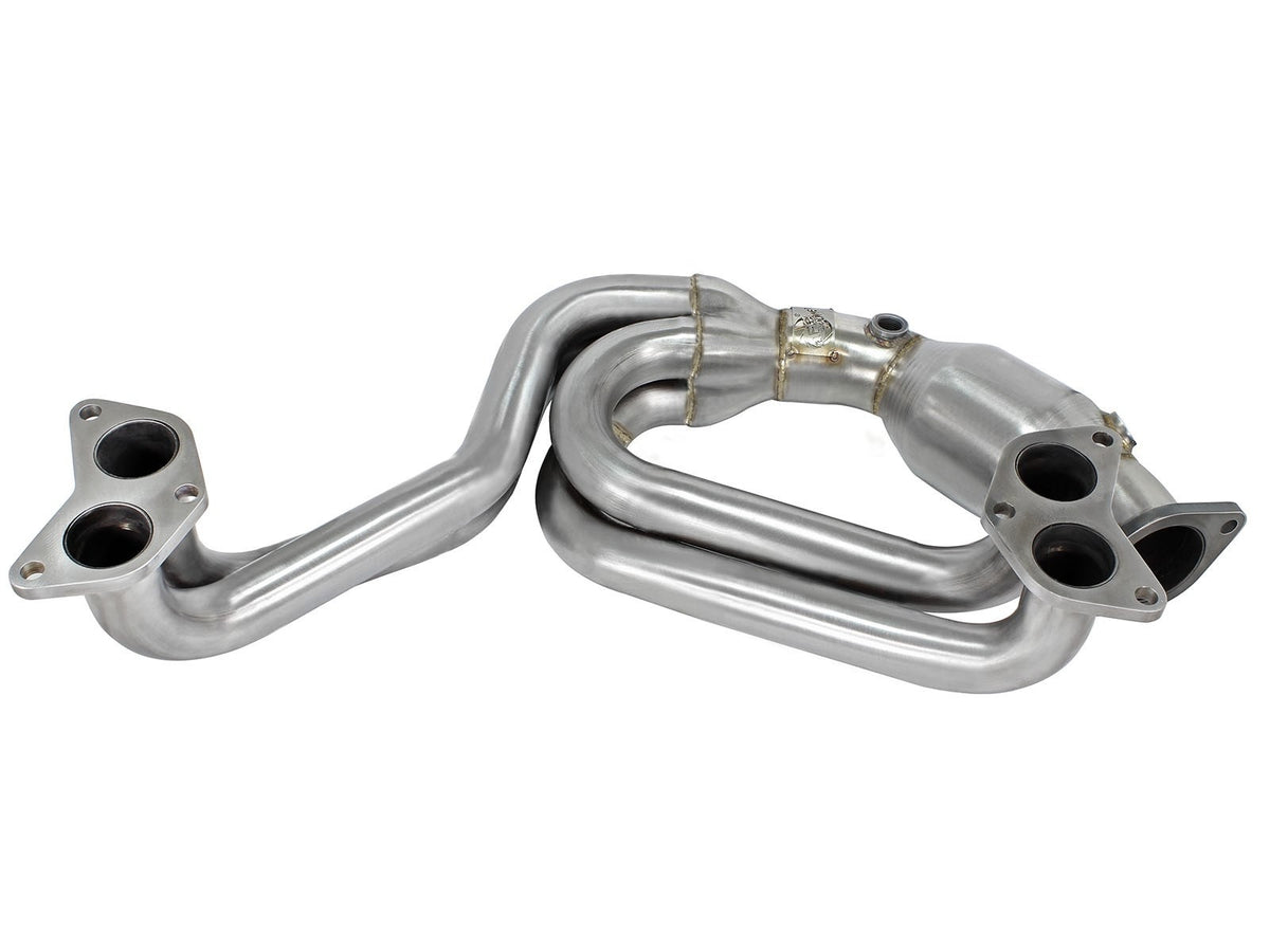 aFe Twisted Steel 304 Stainless Steel Long Tube Header w/ Cat - Toyota 86/FT86/GT86 2012-2019 / Scion FR-S 2013-2016 / Subaru BRZ 2013-2019