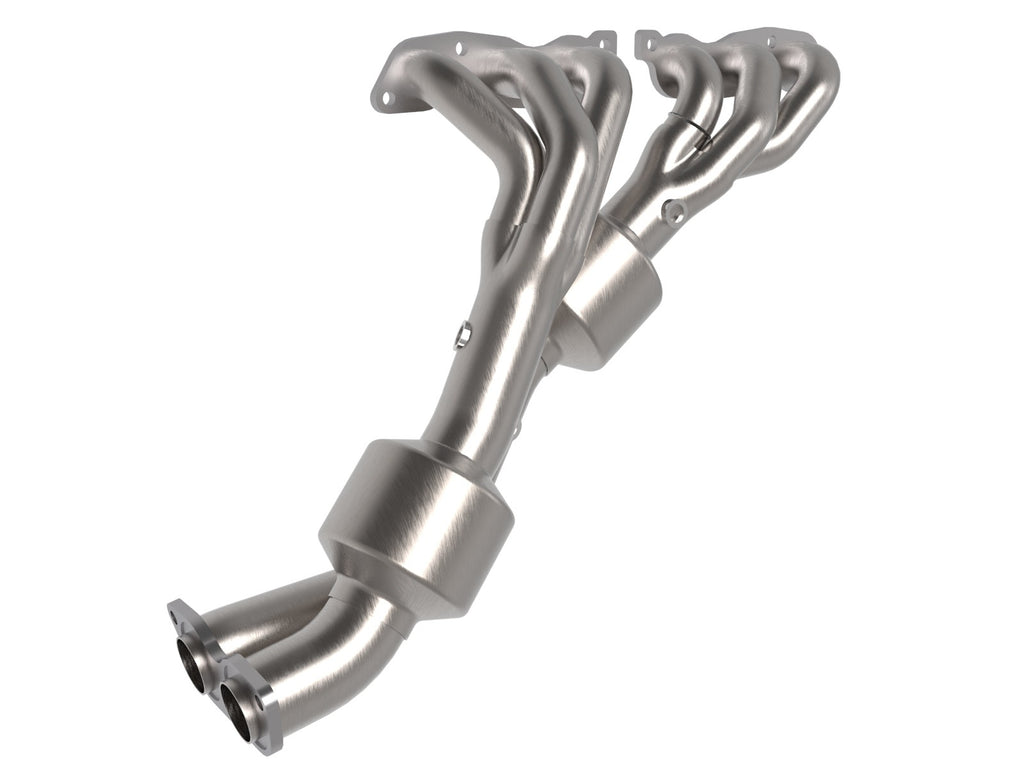 aFe Twisted Steel 304 Stainless Steel Header w/ Cat - Lexus IS300 2001-2005