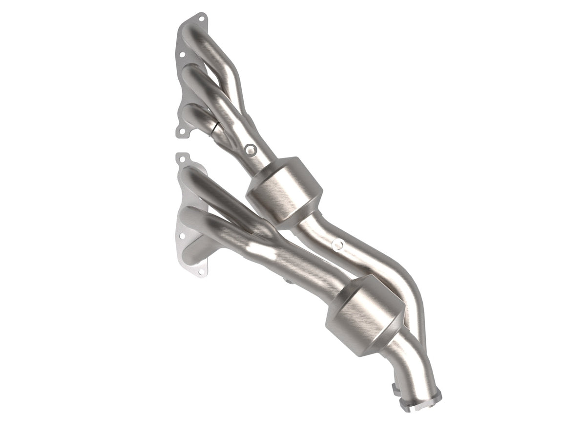 aFe Twisted Steel 304 Stainless Steel Header w/ Cat - Lexus IS300 2001-2005