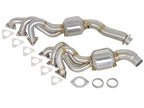 aFe Twisted Steel Long Tube Header 304 Stainless Steel w/ Cat - BMW M3 (E46) 2001-2006