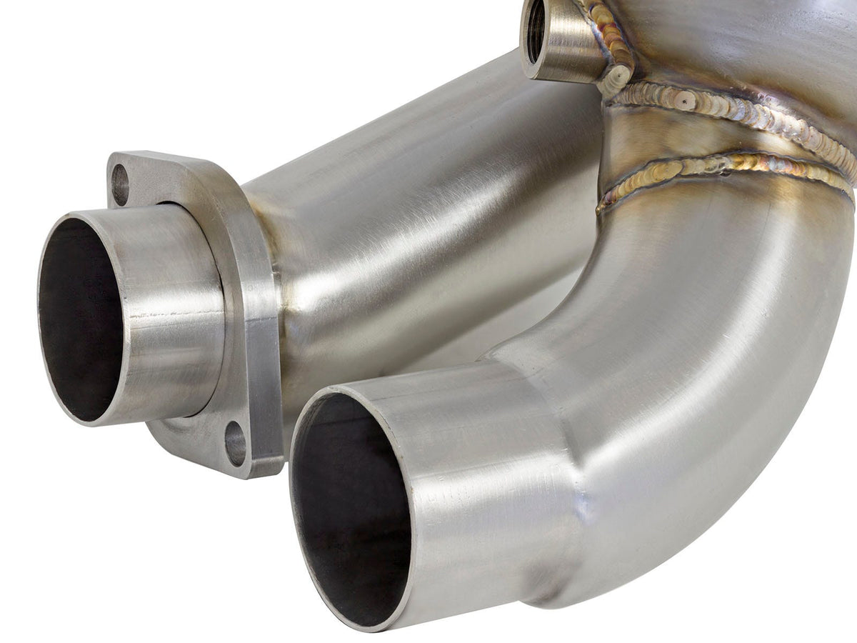 aFe Twisted Steel Long Tube Header 304 Stainless Steel w/ Cat - BMW M3 (E46) 2001-2006