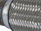 aFe Twisted Steel 2-1/2 IN 304 Stainless Steel Mid-Pipe - Honda Civic / Civic Si 2016-2021
