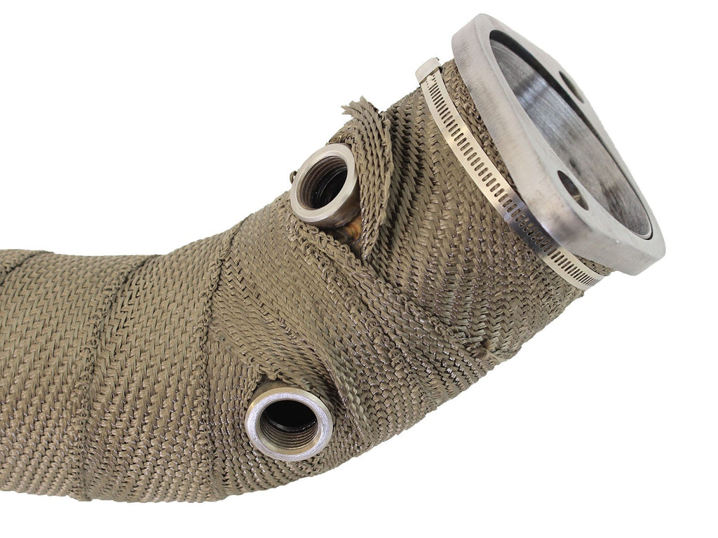 aFe Twisted Steel Down-Pipe - Mitsubishi Lancer EVO X 2008-2015