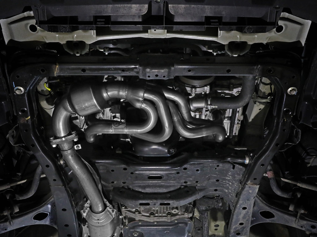 aFe Twisted Steel 304 Stainless Steel Header w/ Cat - Subaru Outback/Legacy 2013-2019