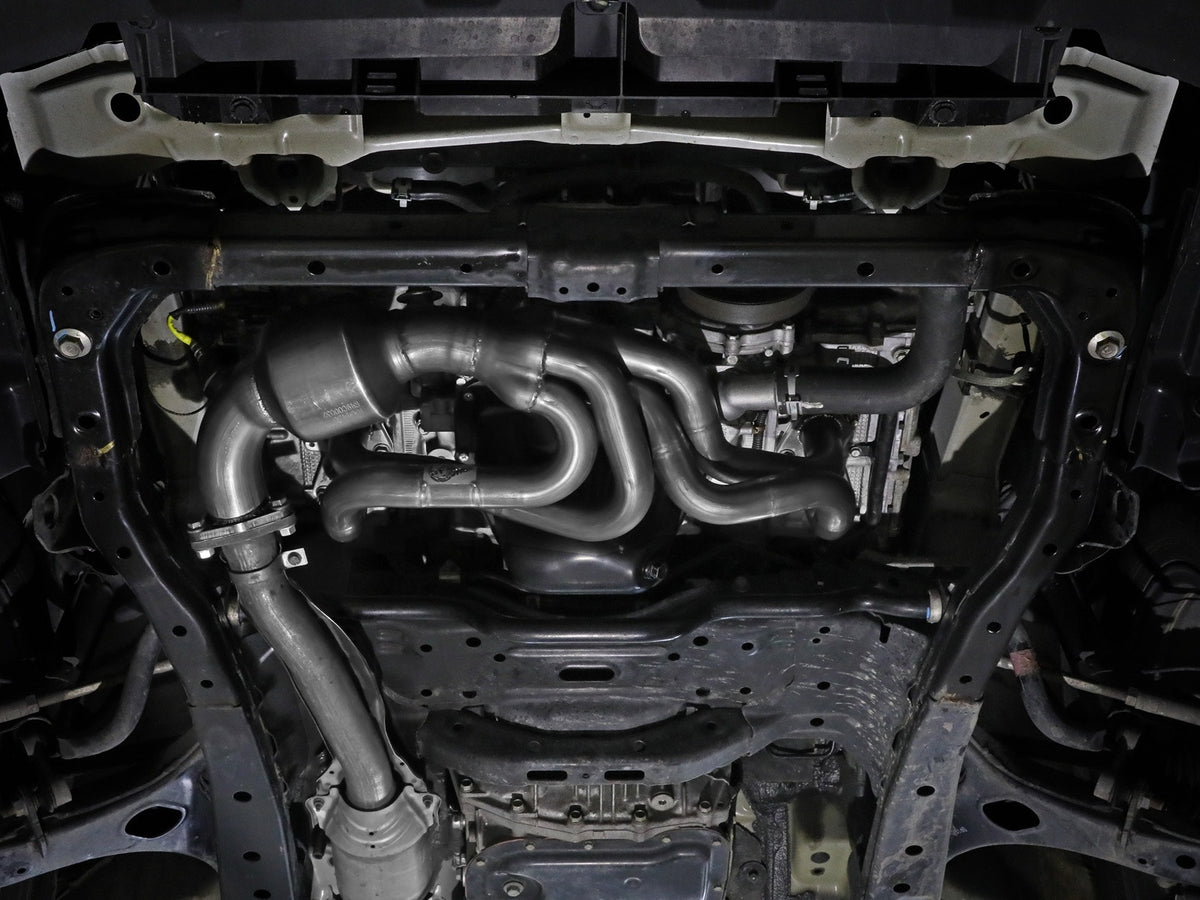 aFe Twisted Steel 304 Stainless Steel Header w/ Cat - Subaru Outback/Legacy 2013-2019